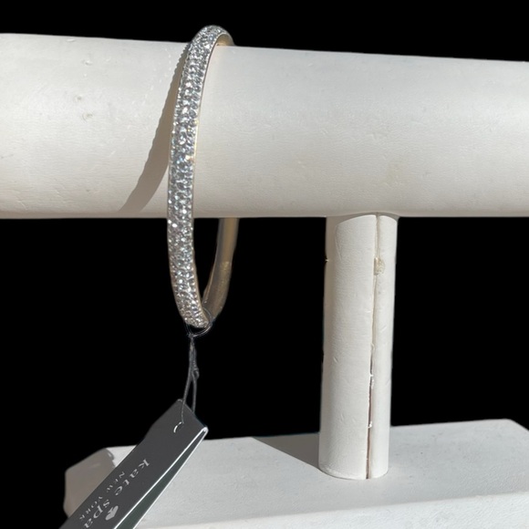 NWT Kate Spade ♠️ New York Razzle Dazzle Gold Bangle Bracelet. One Size. - Picture 6 of 12